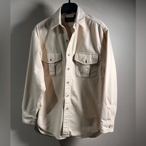 Eddie Bauer Cream Casual Button Down Shirt